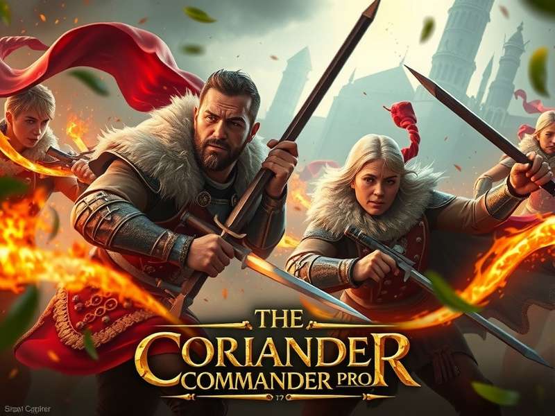 Coriander Commander Pro battle scene with spice effects